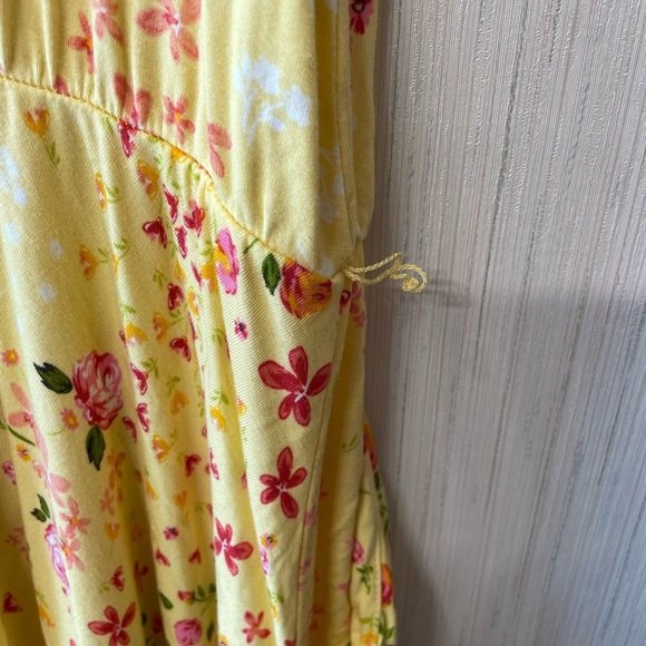 Torrid Yellow Floral Babydoll Dress | Super Soft Knit | Size 3X - Picture 4 of 7